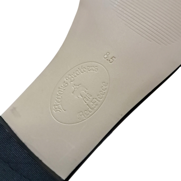 Brooks Brothers Red Fleece Sandals Size 8.5 - Picture 14 of 15